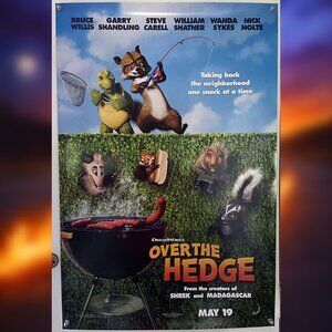 OVER THE HEDGE (2006) - ORIGINAL DOUBLE SIDED MOVIE POSTER
